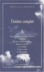 Théâtre complet II